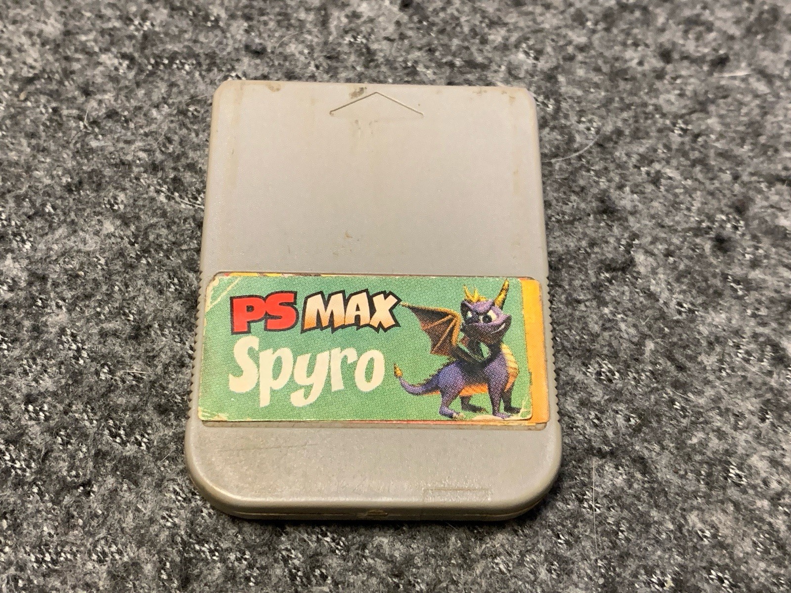 Spyro the Dragon PSX PS2 Memory Card Unlocked Completed Saves Vintage