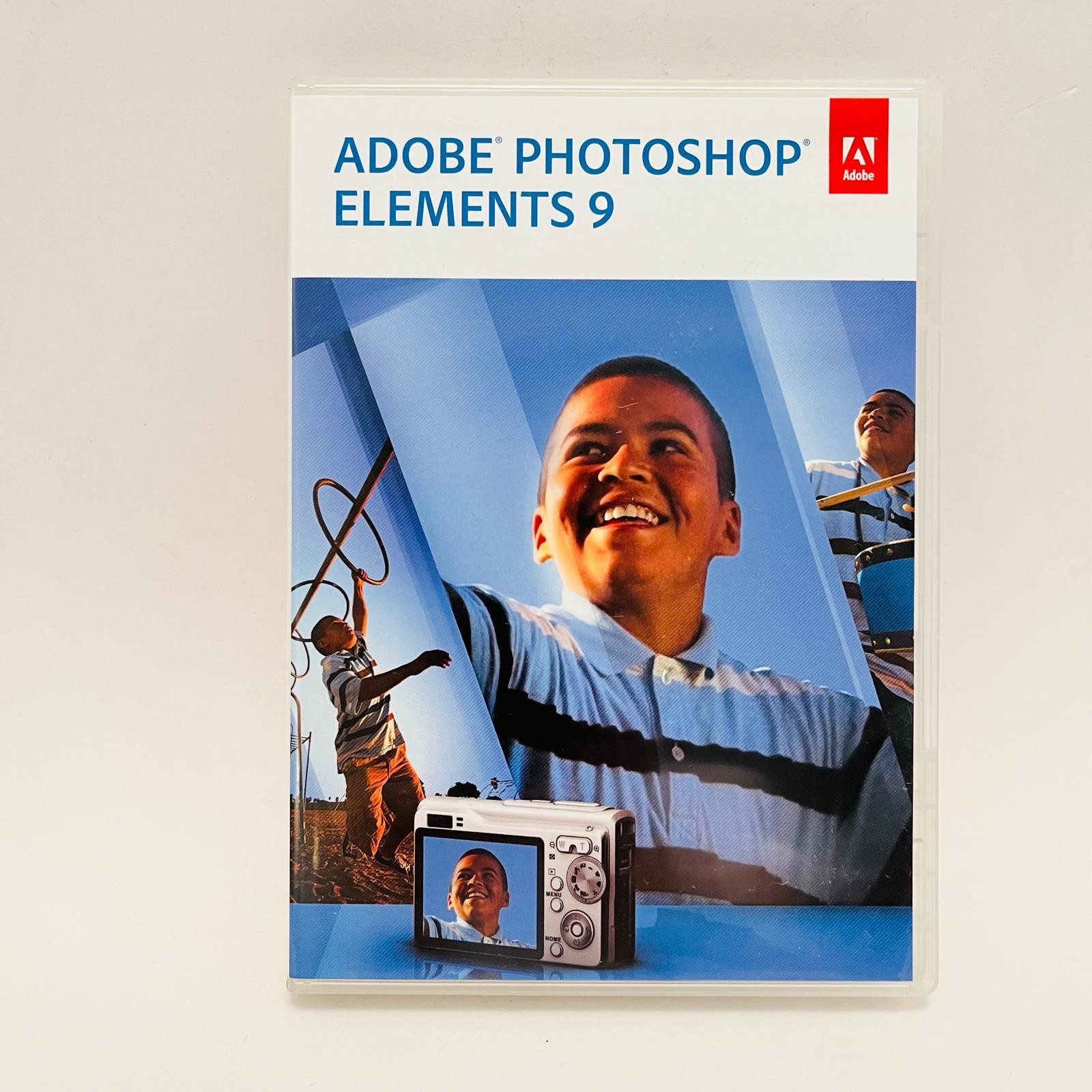 Adobe Photoshop Elements 9 (Mac & PC) Two-Disc Set with Serial Number UNTESTED