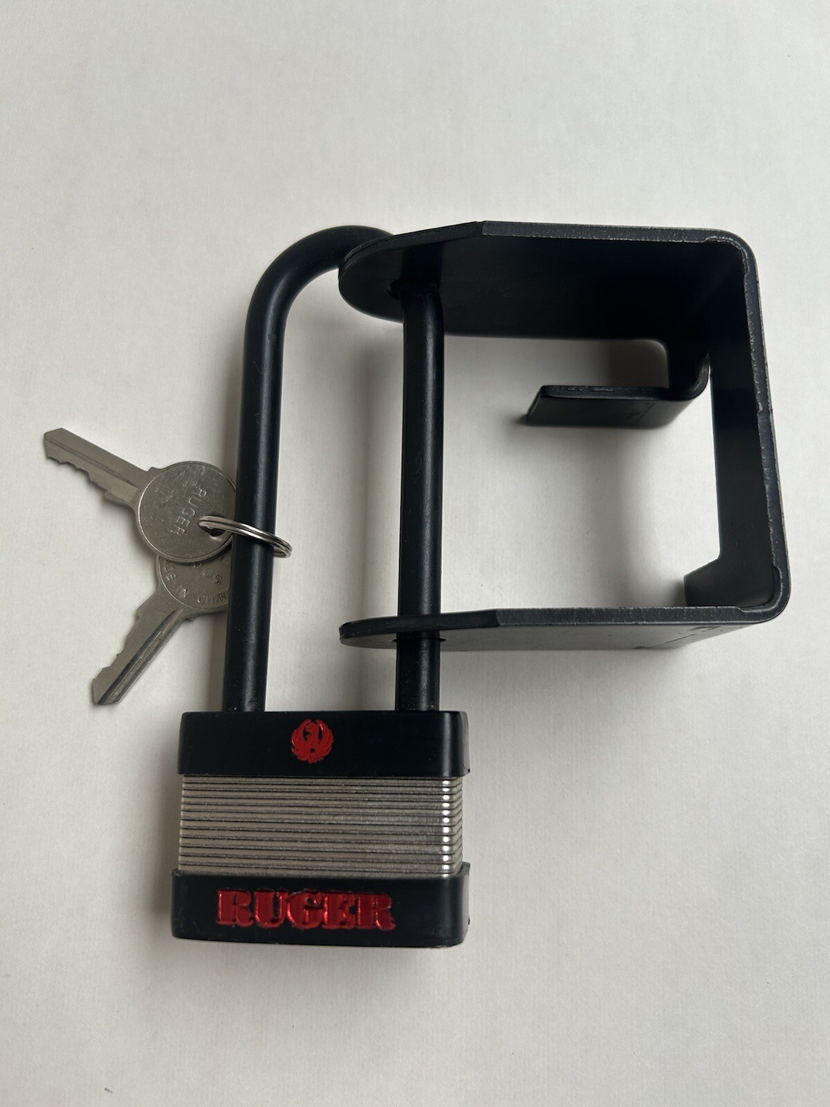 Ruger Firearm Padlock with Hasp & 2 Keys
