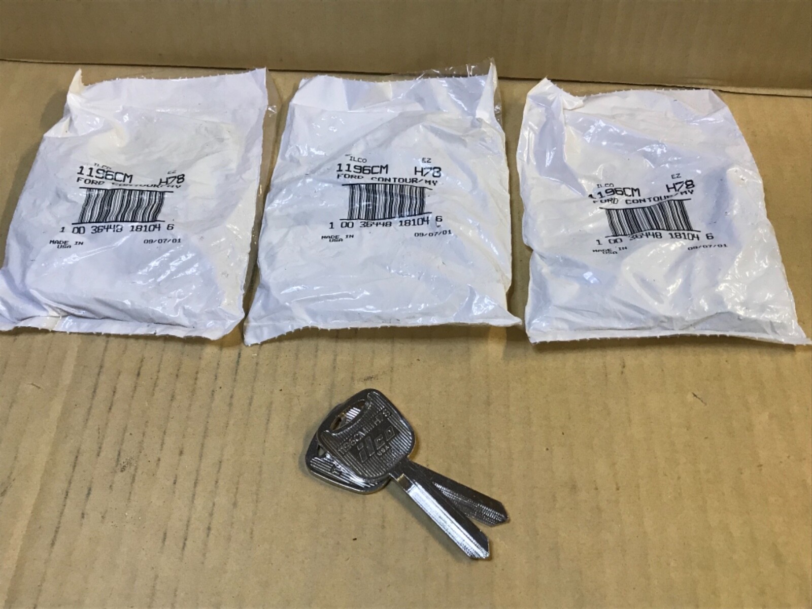 (Box of 32) ILCO 1196CM Key Blanks, Ford Contour/Mystique, EZ H78 *NEW*