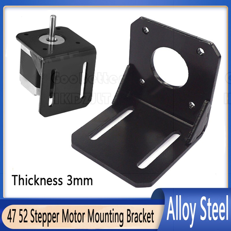 47 52 Stepper Motor Mounting Bracket Steel Holder Angle L Bracket CNC 3D Printer