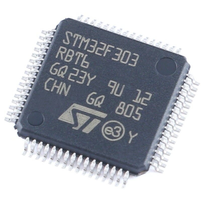 5PCS STM32F303RBT6 LQFP-64 ARM Cortex-M4 32-bit microcontroller-MCU