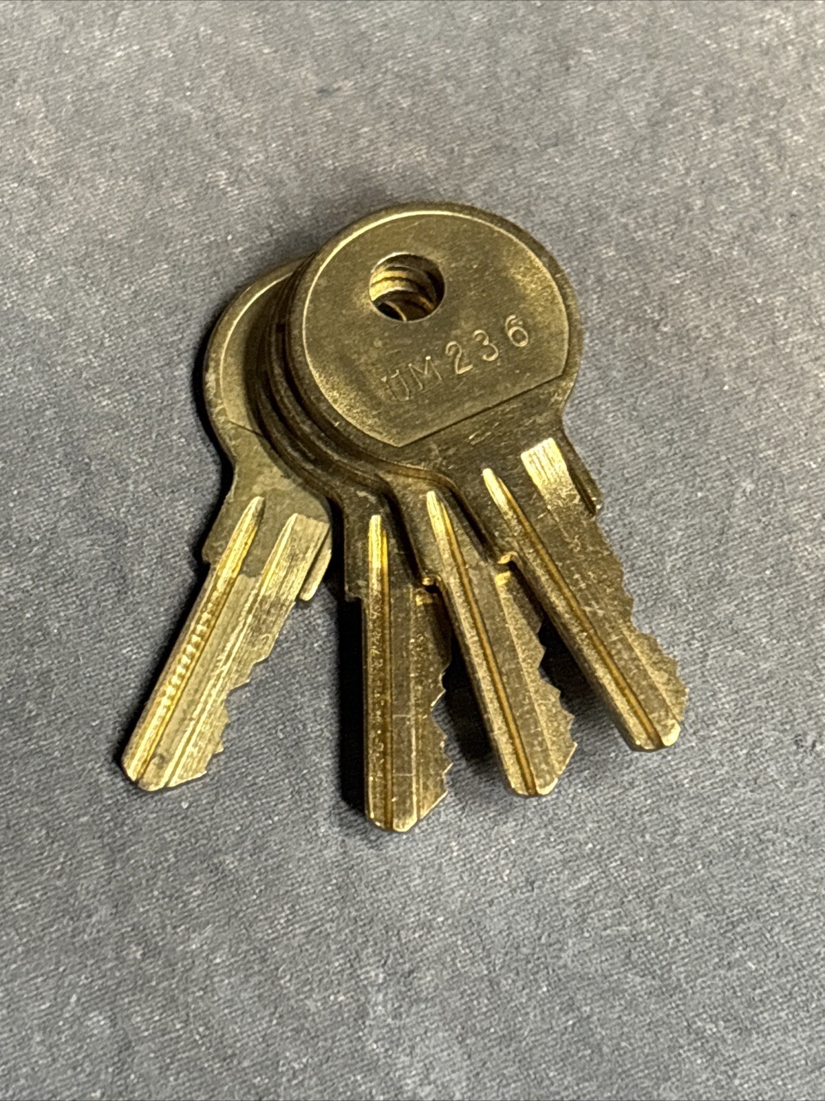 Genuine HERMAN MILLER UM Lock Keys - Keys Only - UM 236 - Lot Of 4
