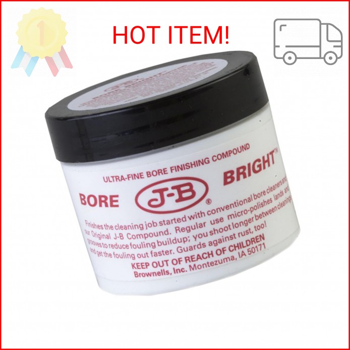 Brownells J-B Bore Bright Gun Cleaner Solvent Oil-Paste, Gunsmithing Tools Maint