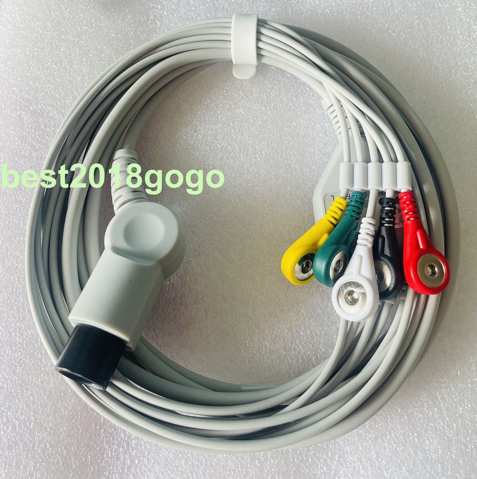 6Pin ECG Cable Snap Clip 10ft For Unicare F5 F6 F8 F9 F15 Patient Monitor