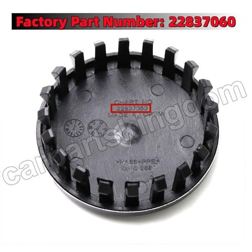 4PCS Set Custom 3 1/4" 83mm Hubcaps with Black US Flag for Chevy Tahoe