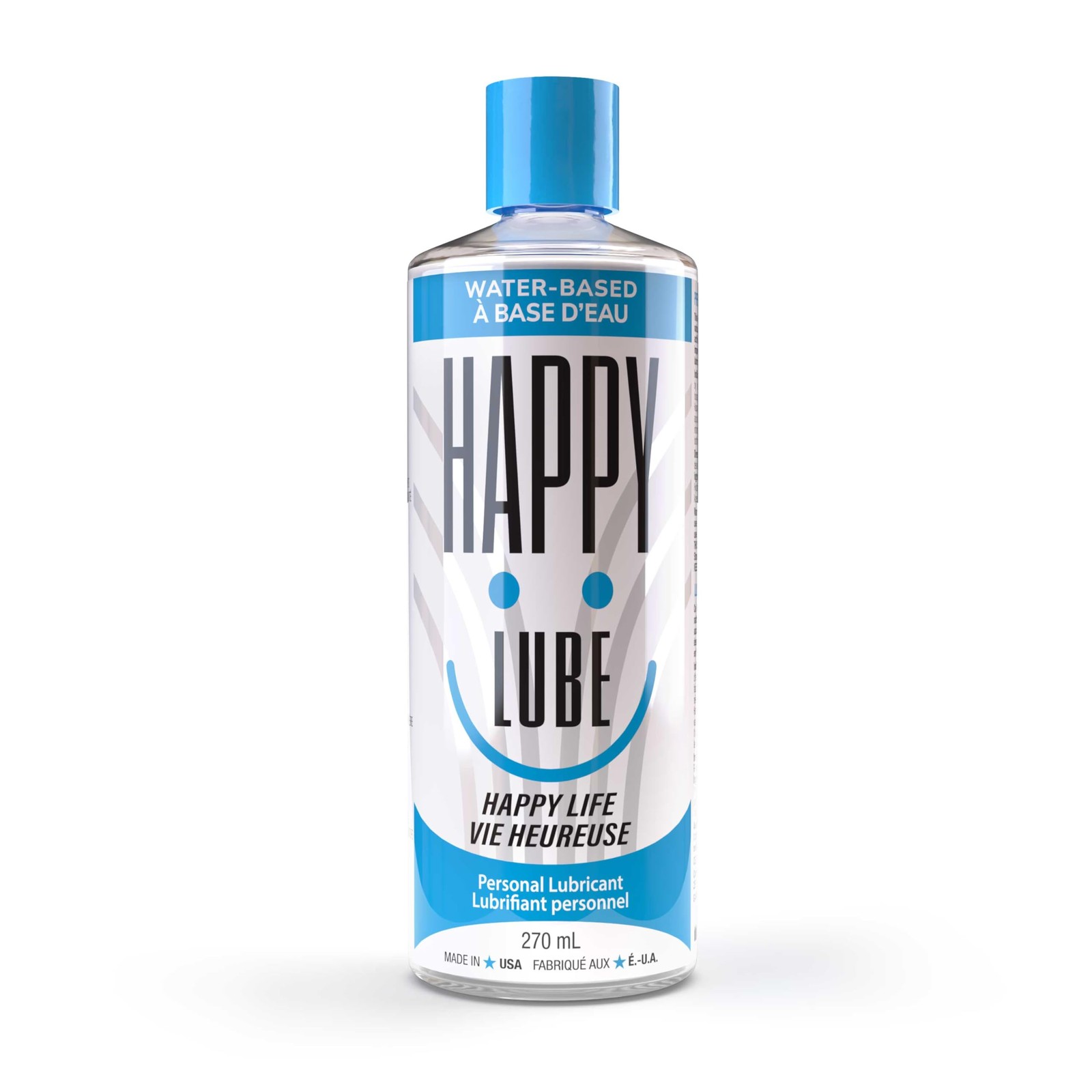 Happy Lube Water Based Lubricant for Personal Pleasure in 9 Fl Oz (Pack of 1)