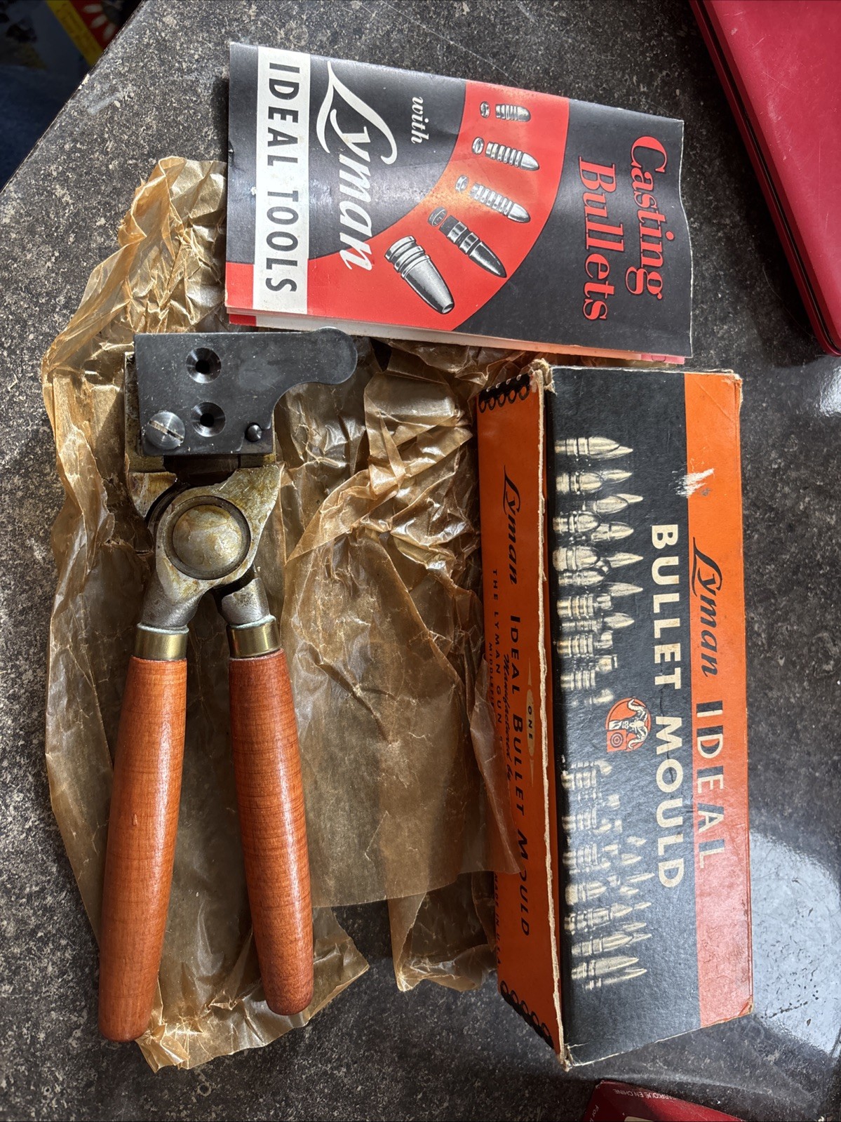 NOS Ideal Bullet Mold Caliber Mold 452460 with Original Box Wax Paper &Pamphlet