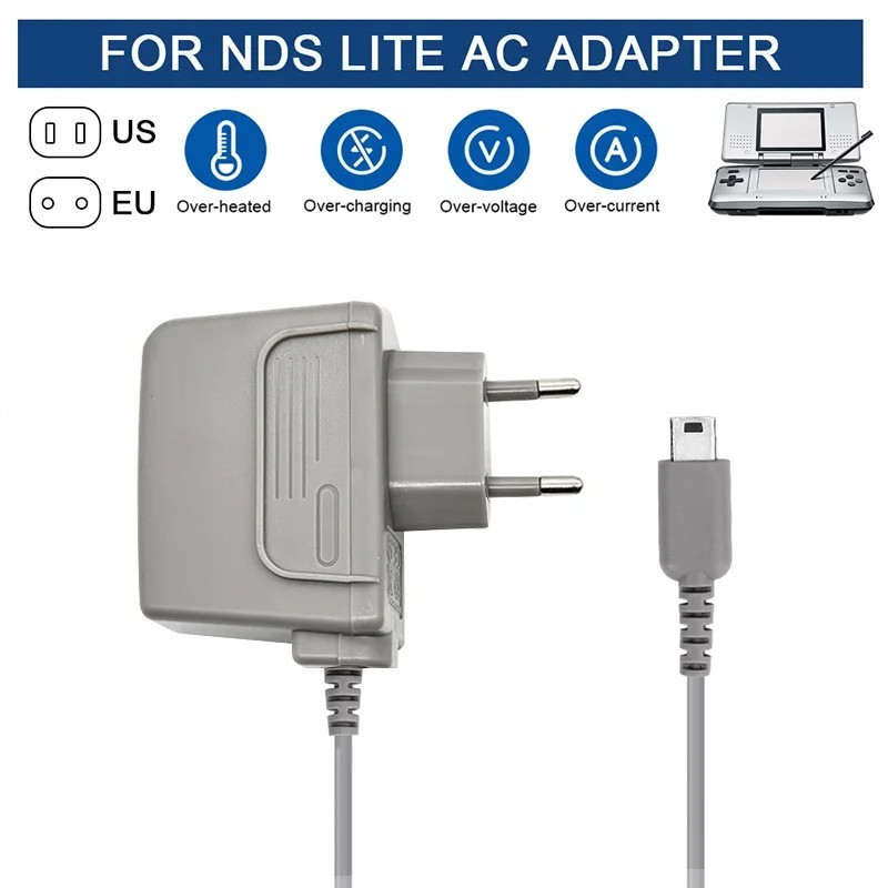 New AC Adapter Home Wall Charger Cable for Nintendo Ds Lite/ DSL/ NDS lite/ NDSL