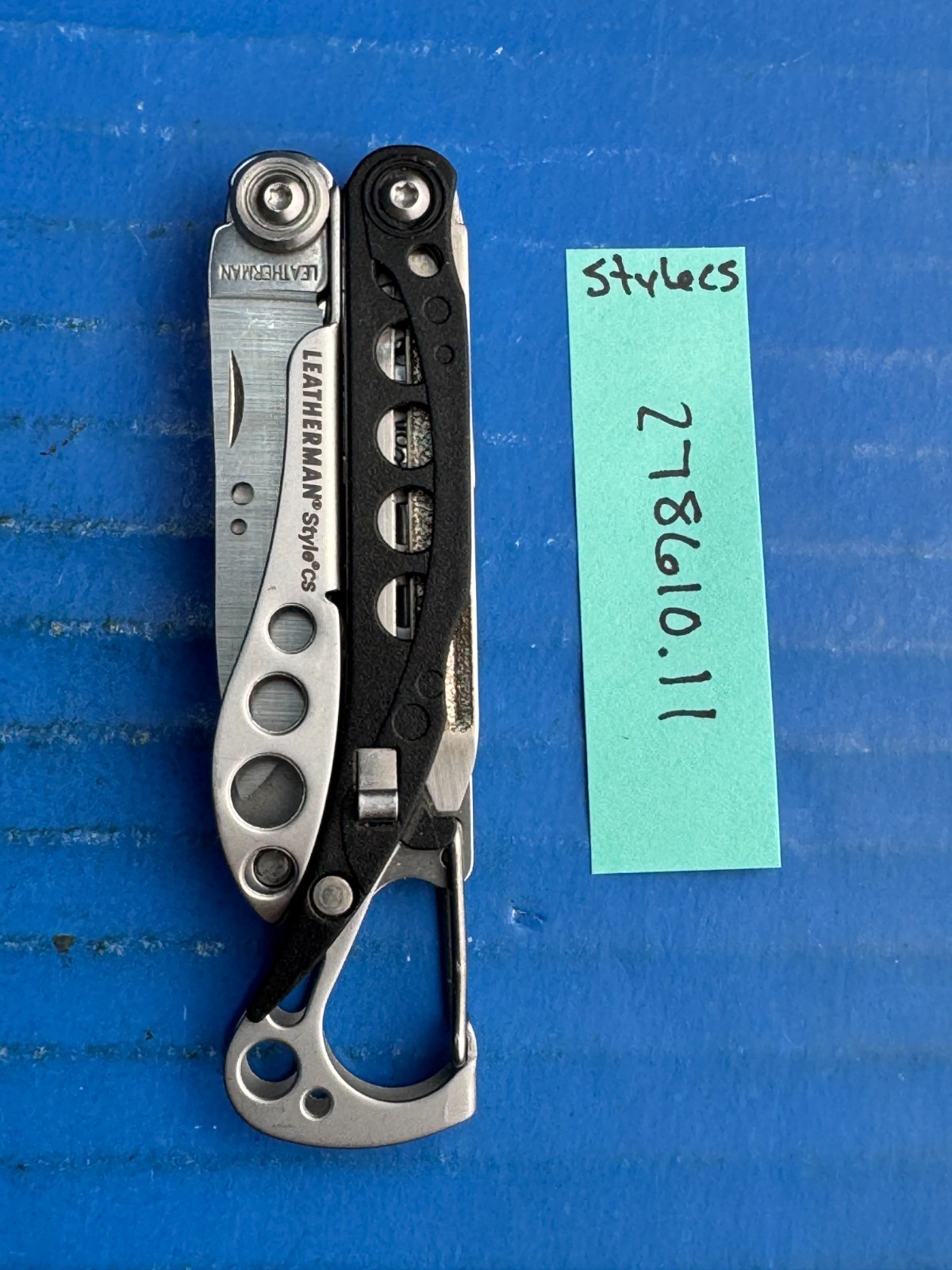 Leatherman Style CS MultiTool, Scissors, Knife, Opener, Tweezers, File