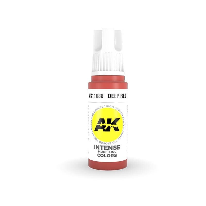 AK Interactive 17ml Bottle Deep Red 3rd Gen Acrylic Paint AK11088
