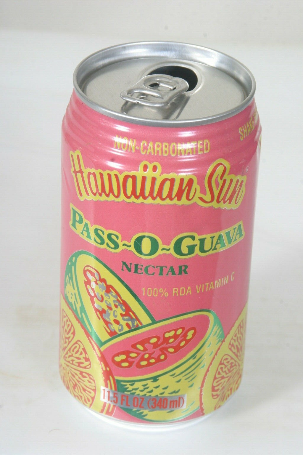 Hawaiian Sun Pass-O-Guava Netar Soda Can - 12oz from Hawaii