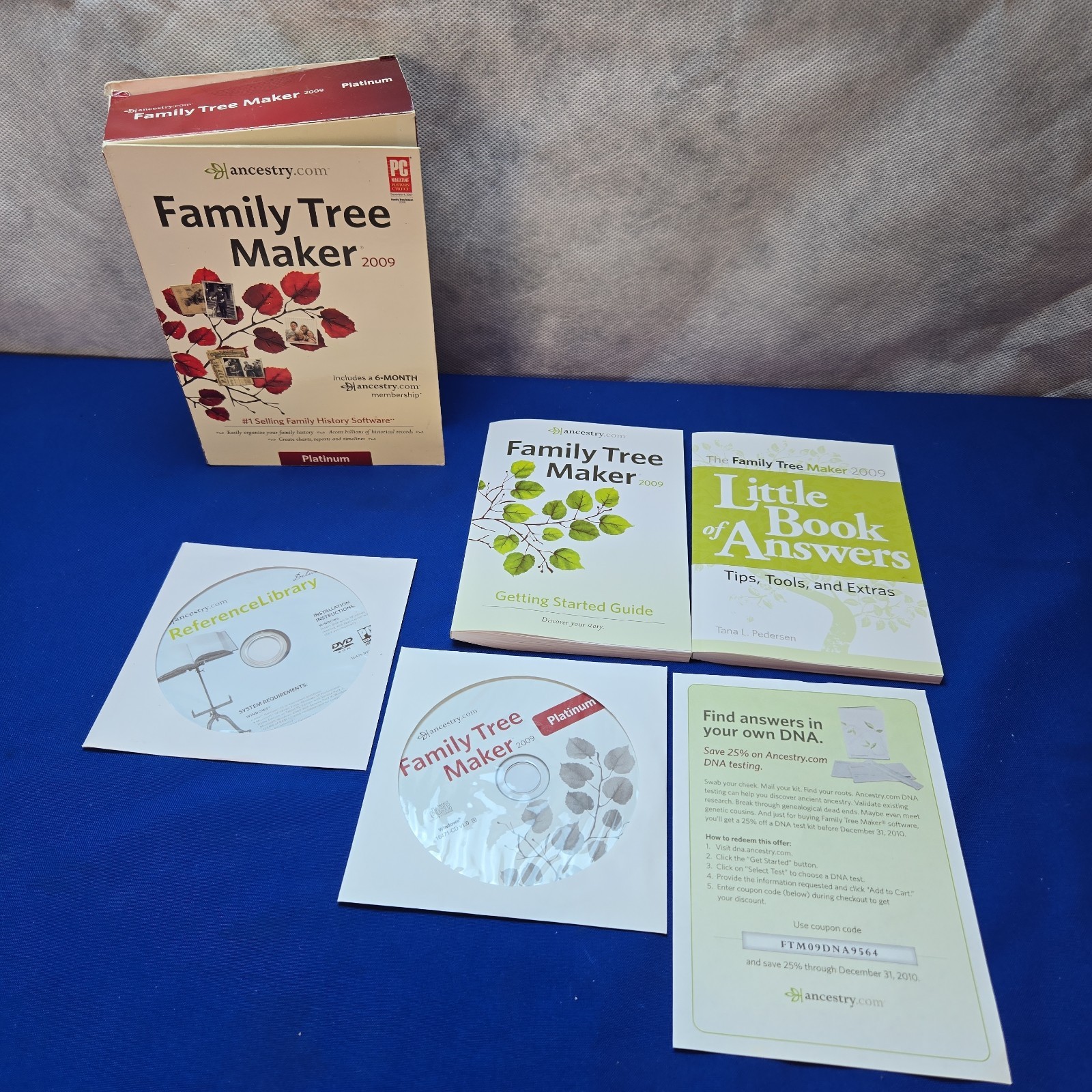 Family Tree Maker 2009 Platinum PC Software Ancestry