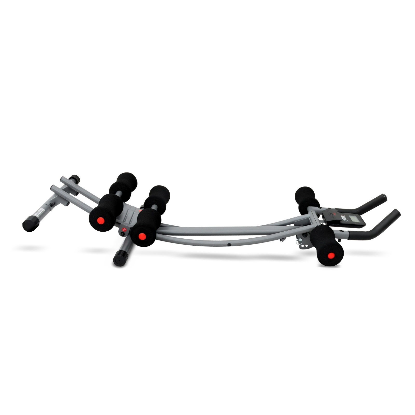 Ab Abdominal Exercise Machine Roller Waist Trainer with Elbow Support Foldable