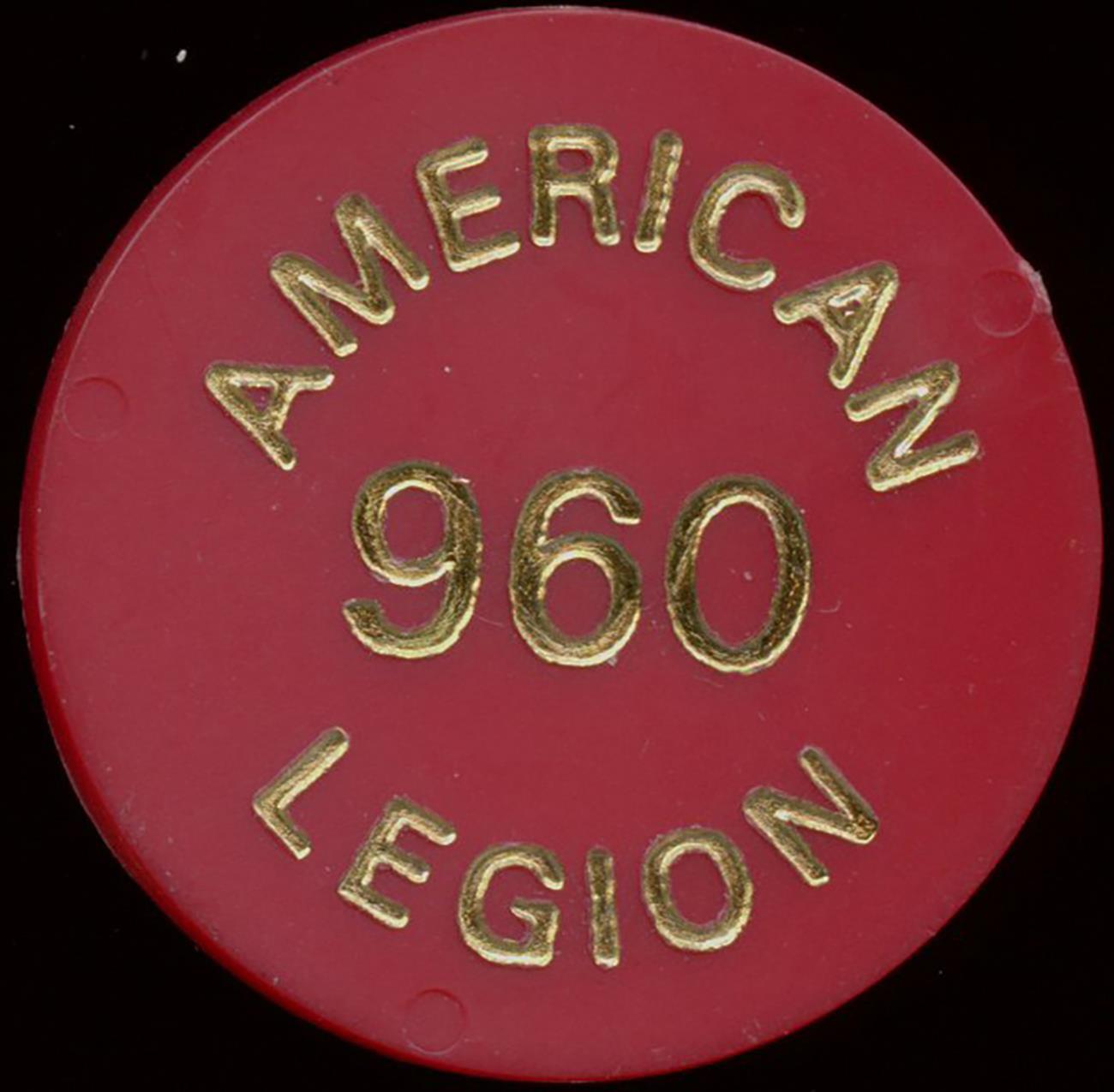 American Legion 960 Good For Maverick Trade Token 29mm