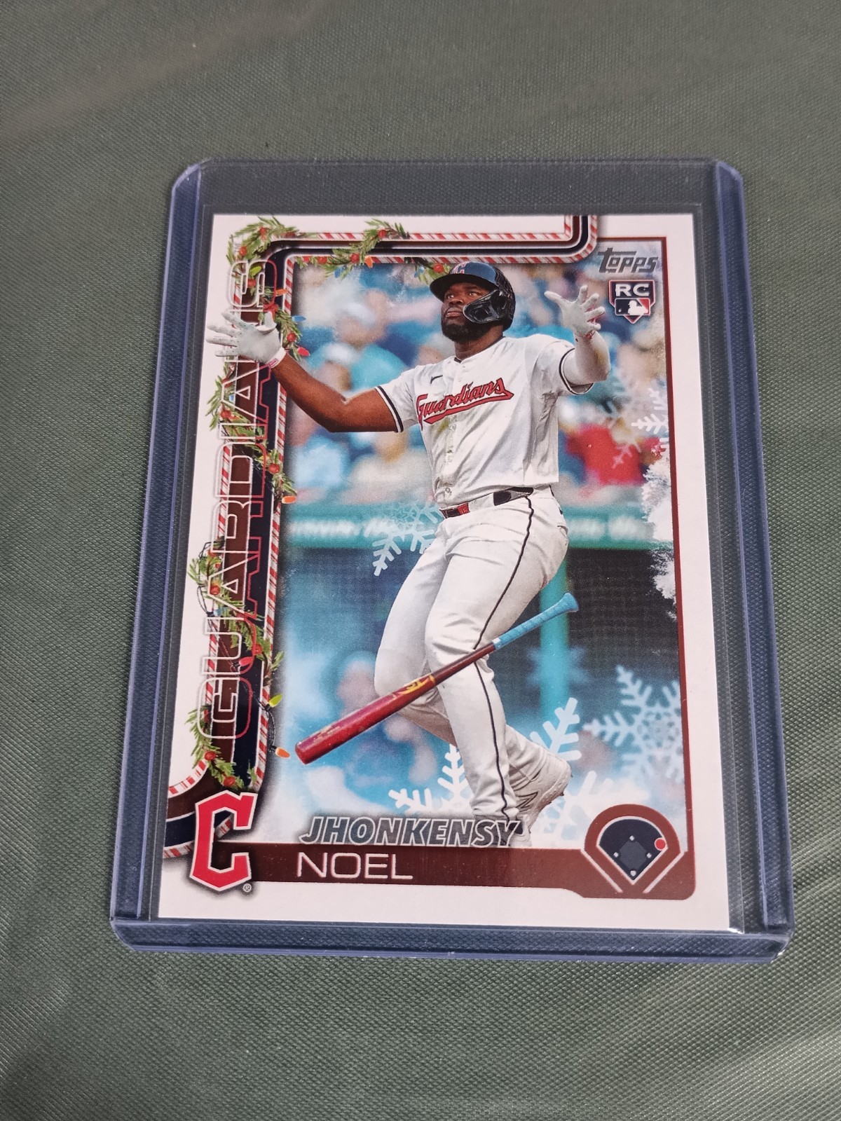 2025 Topps Baseball Holiday Jhonkensy Noel (RC) #H120 Excellent Condition.