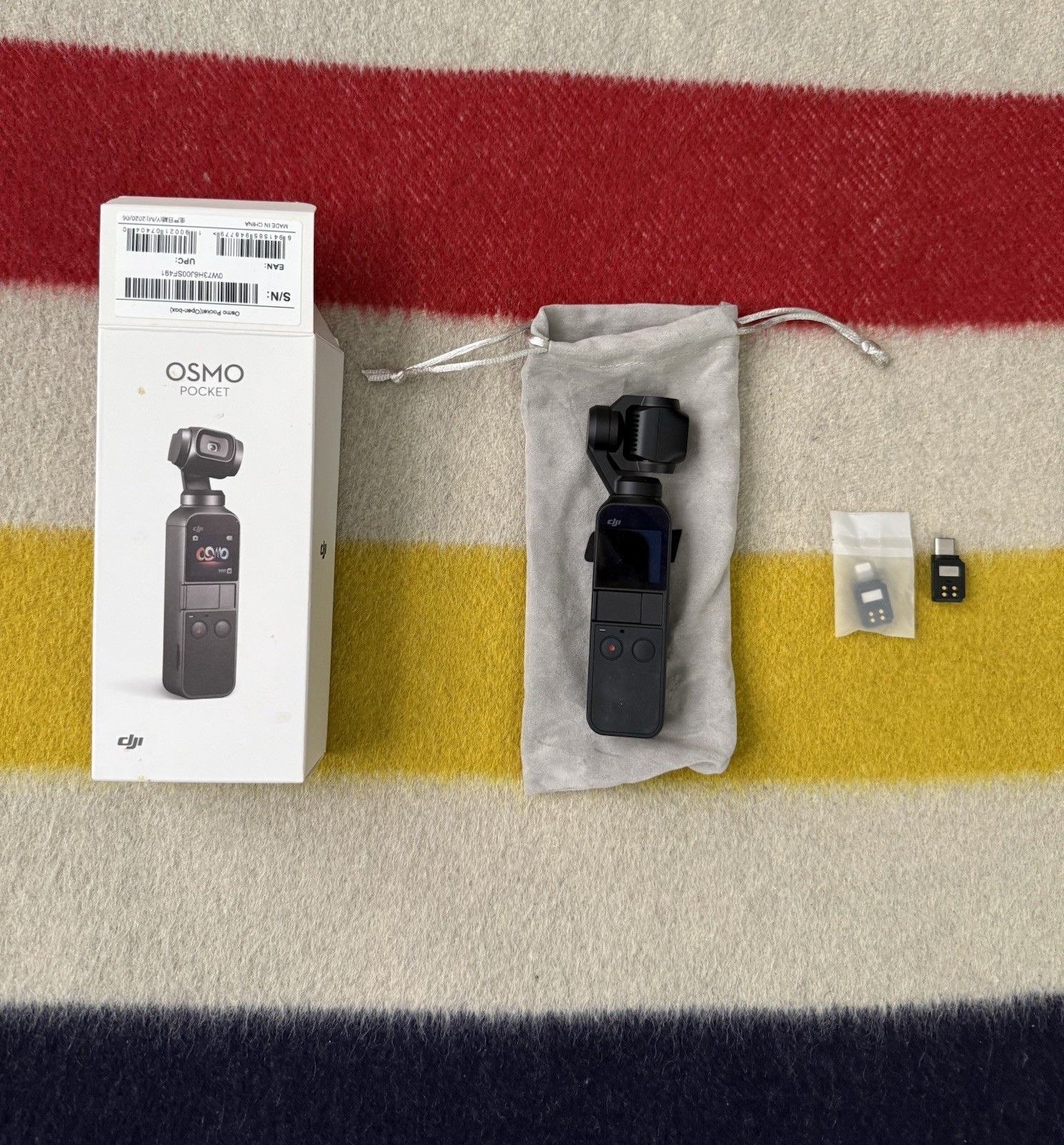 DJI Osmo Pocket 1 with 3-Axis Stabilizer Camera-DJI Certified Open Box As Is