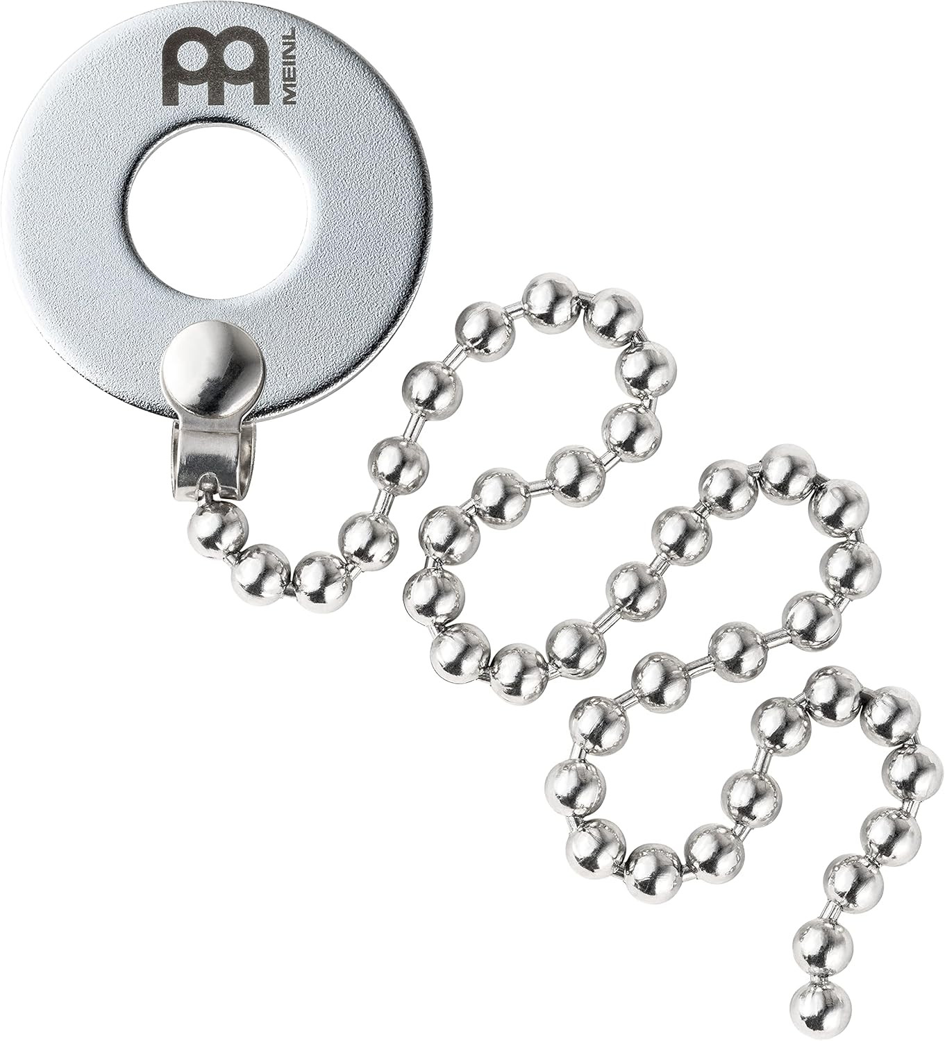 Bacon Cymbal Sizzler Chain for Ride, Crash and China — No Holes or Rivets — Bead