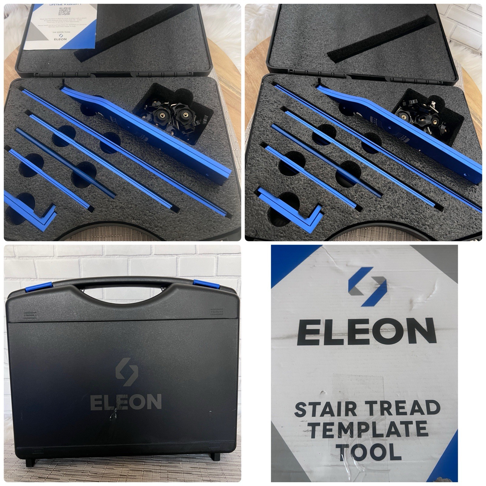 Stair Tread Template Tool Aluminum Alloy Jig Accurately Measuring Angle Length