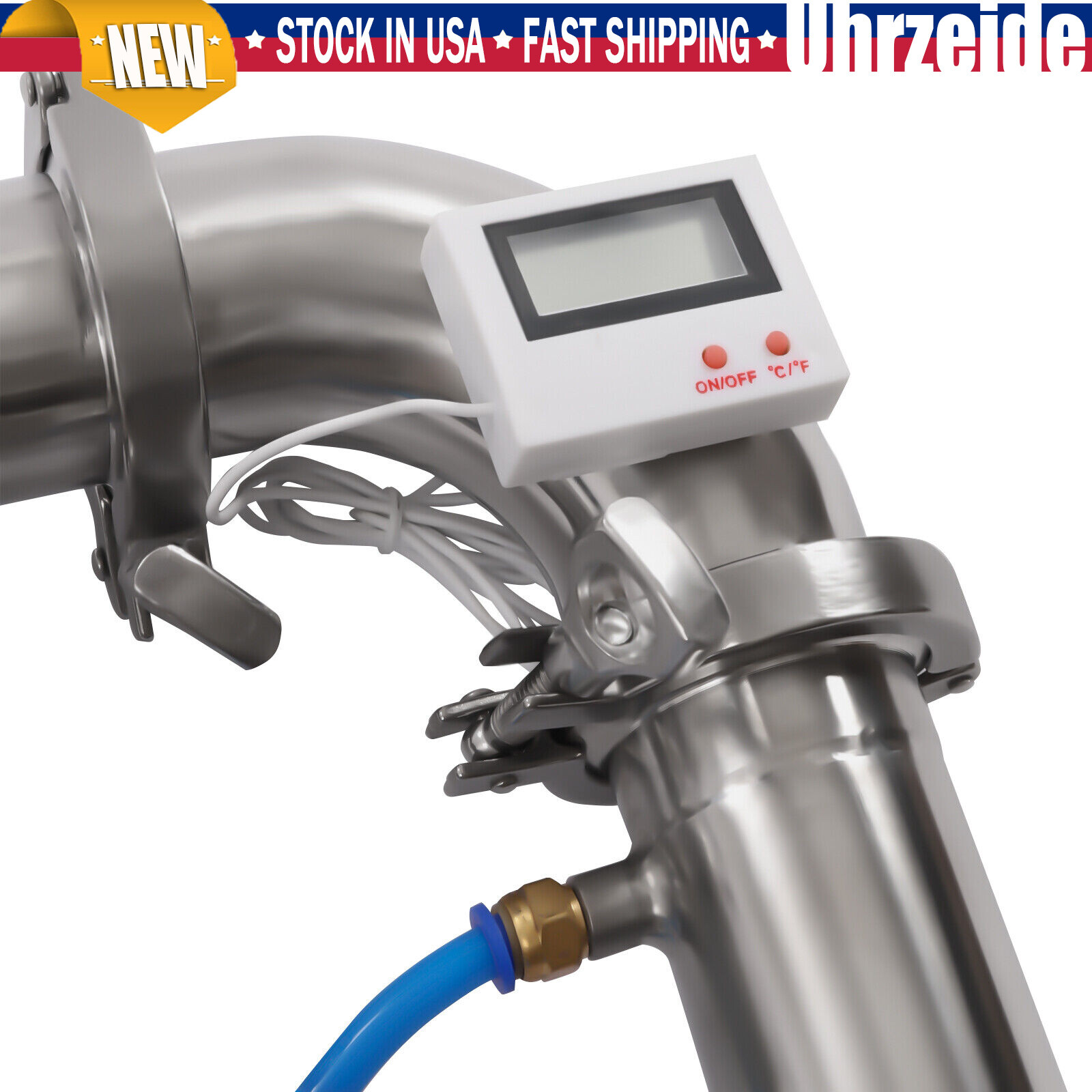 2"inch Stainless Still Moonshine Reflux Distilling Column Brew Wine Making Tool