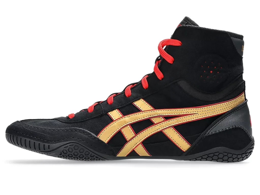 Asics Dan Gable Evo 3 Black Pure Gold 1081A052-002 Men's US6-14 NEW