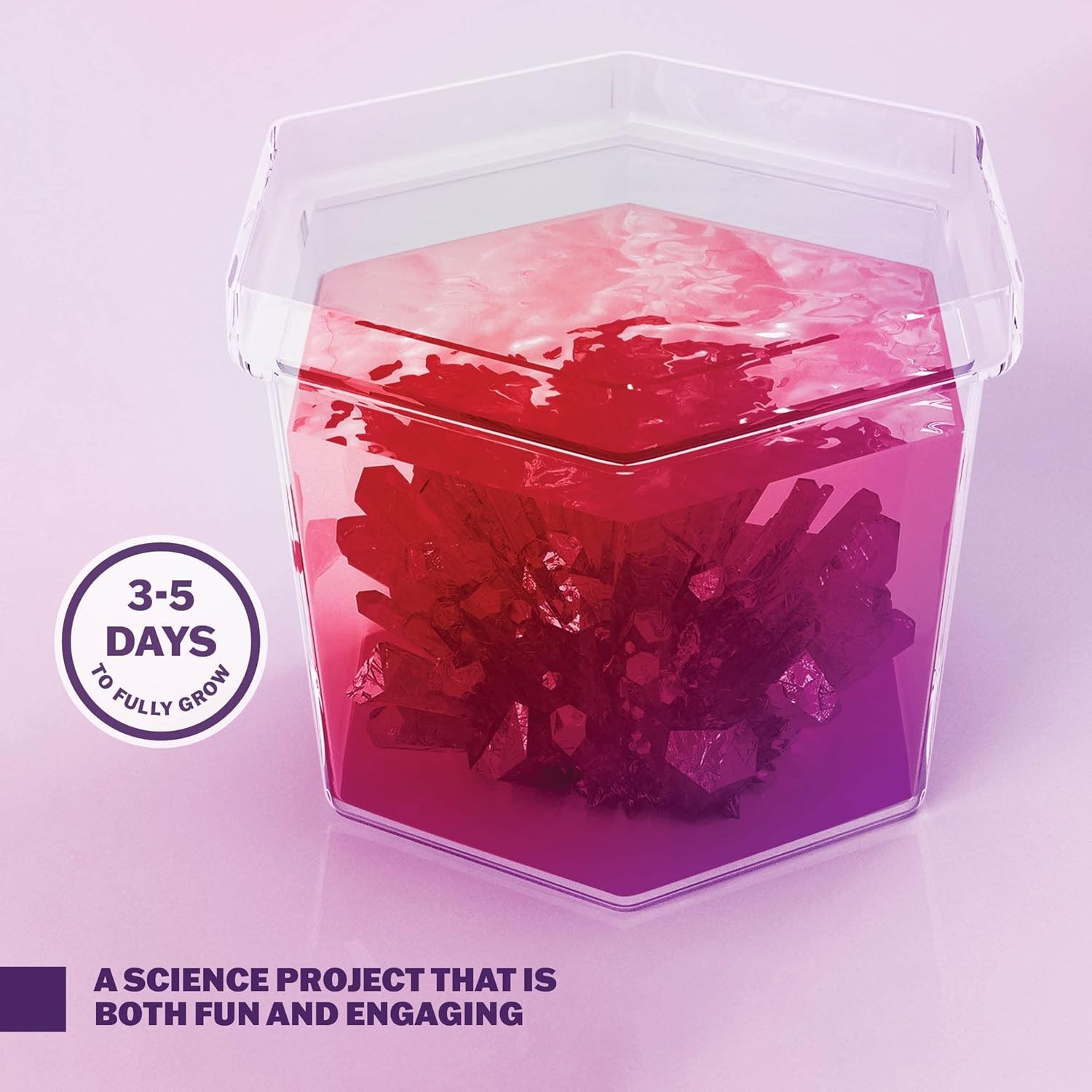 Kids Crystal Growing Science Kit – Fun STEM Experiments for Ages 8-14