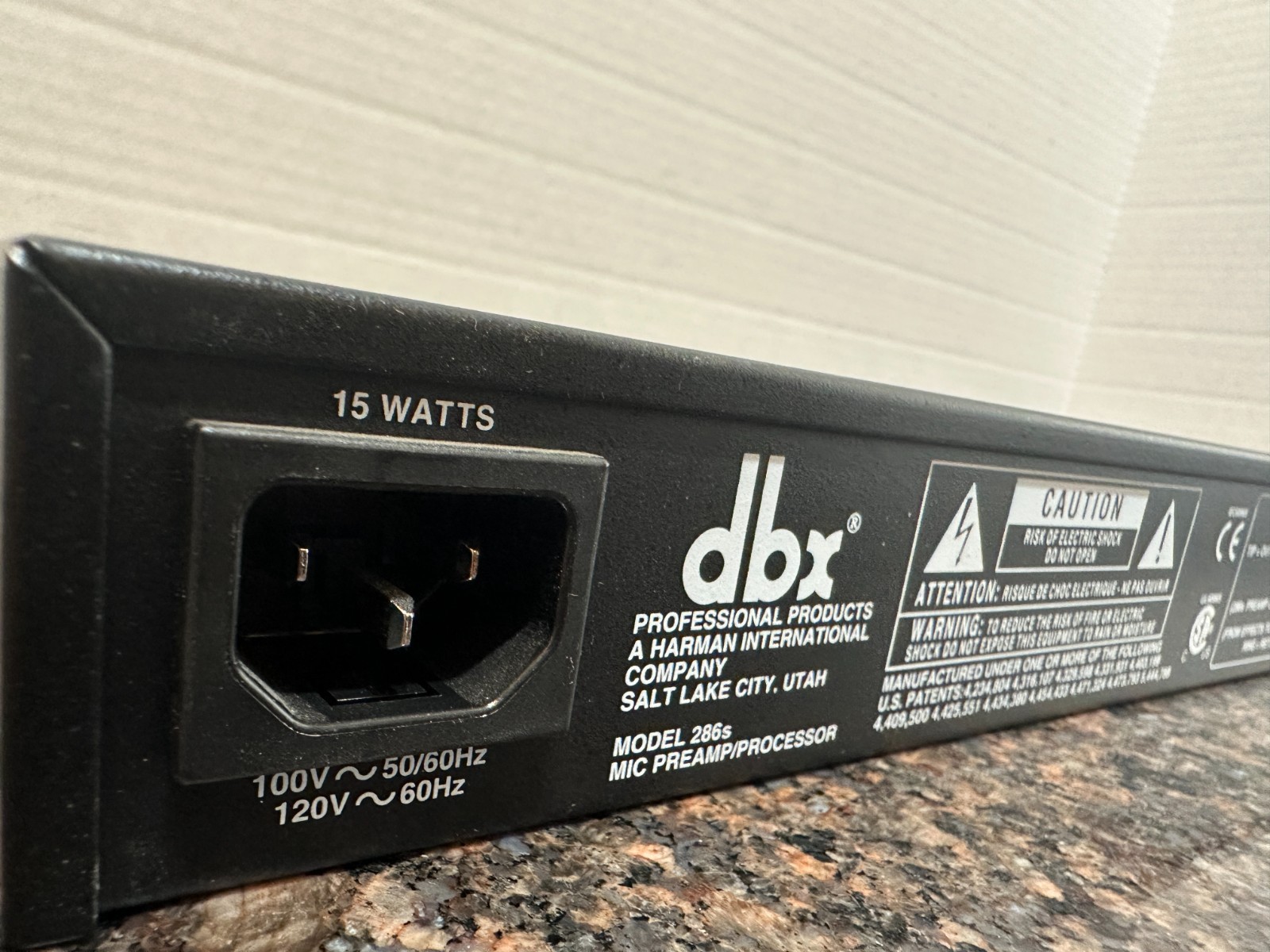 DBX 286s Microphone Pre-Amp Processor Audio Enhancer Channel Strip