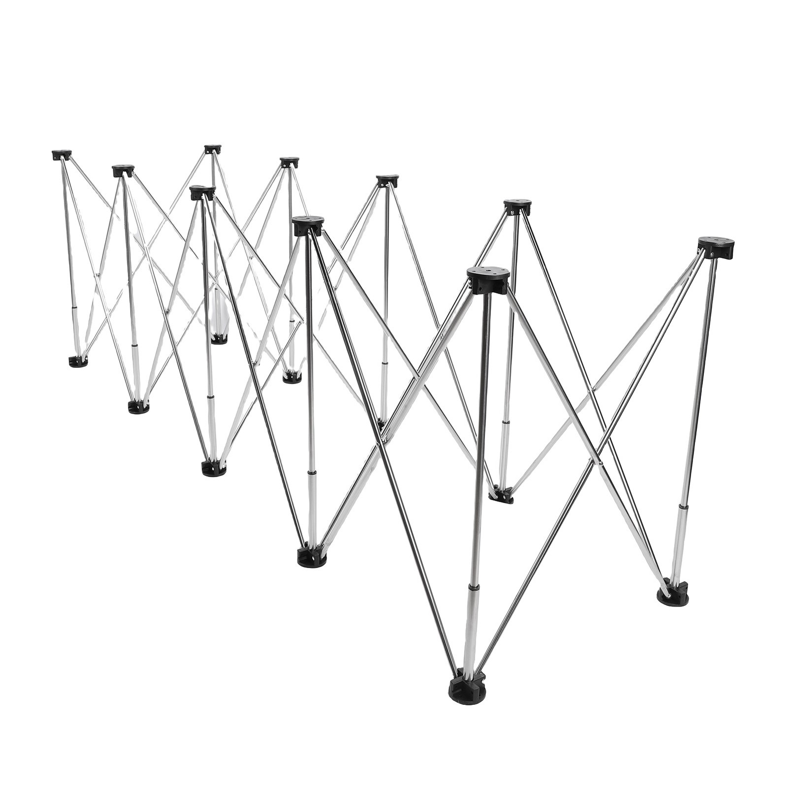 Portable Folding Workbench 10 Legs 1000kg Load For Woodworking Construction