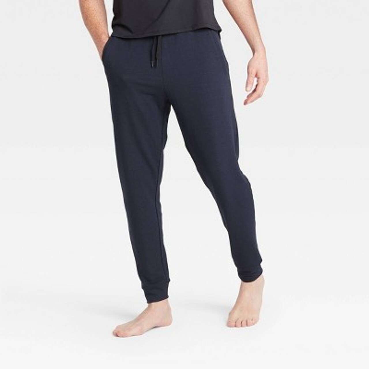 All in Motion Mens Soft Gym Pants sweats Navy S