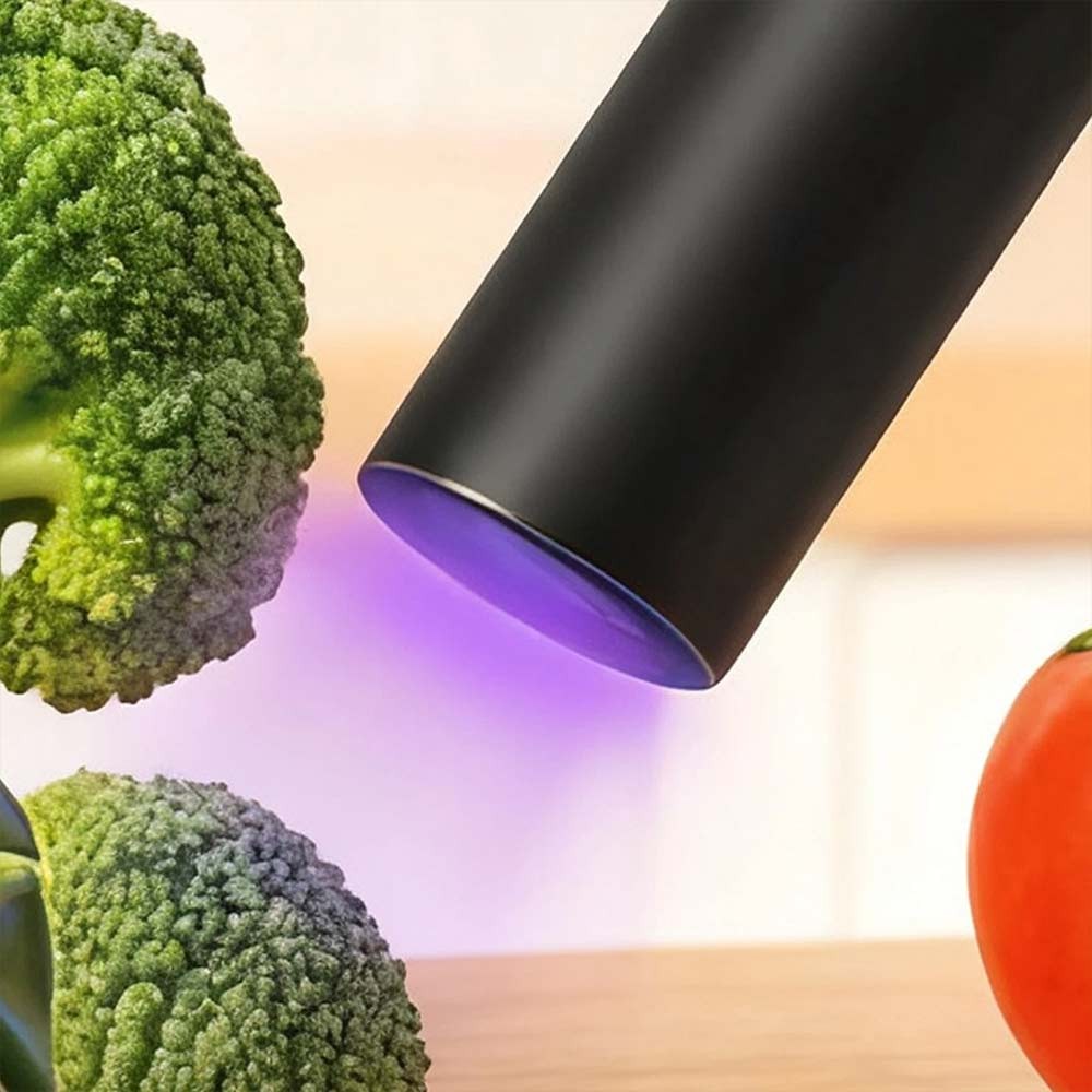 Portable UV Black Light Flashlight Vegetables Detector Inspection Tool
