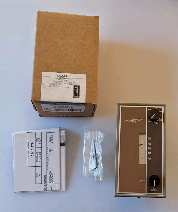 Johnson Controls T22AAA-1C Heating Line Voltage Thermostat NEW