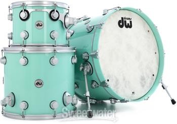DW Collector's Series Lacquer 3-piece Shell Pack - Seafoam