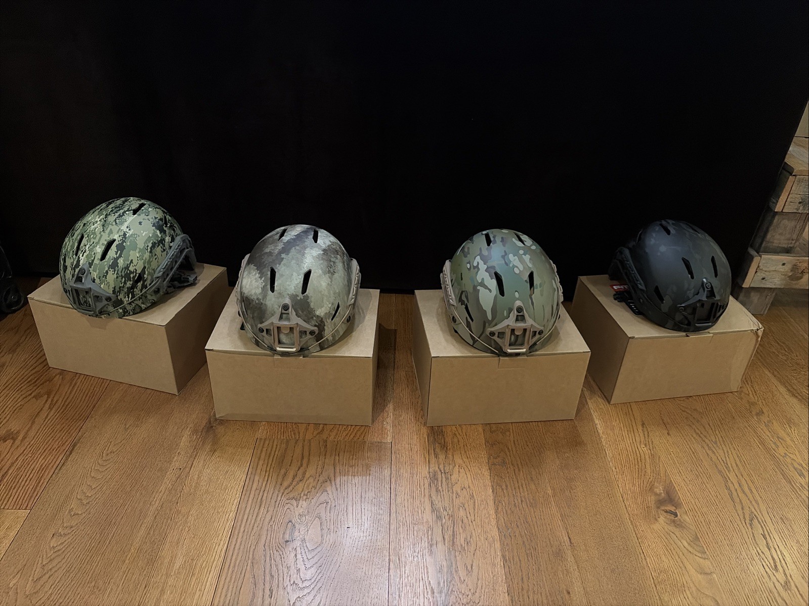 FMA Caiman Adjustable Tactical Bump Helmet W/ NVG Mount — IN USA!!