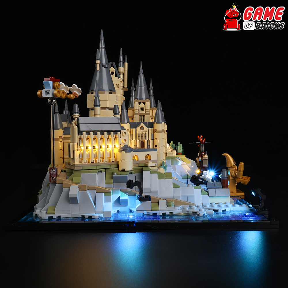 Light Kit for Hogwarts Castle and Grounds Compatible with LEGO® 76419 (Classic)