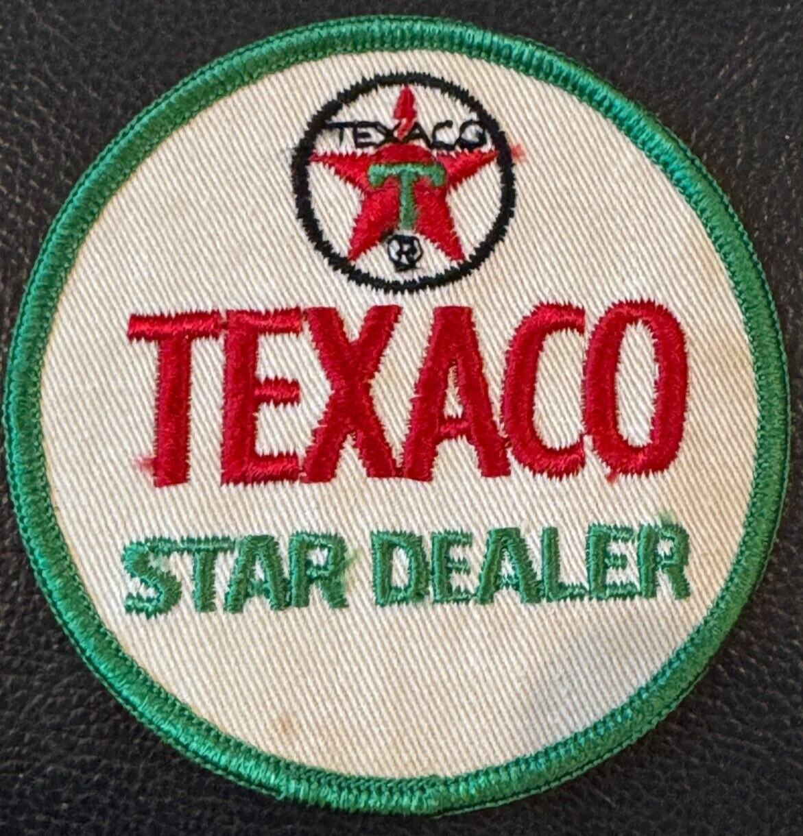 Original Vintage TEXACO Service Station Employee Uniform Patch - STAR DEALER
