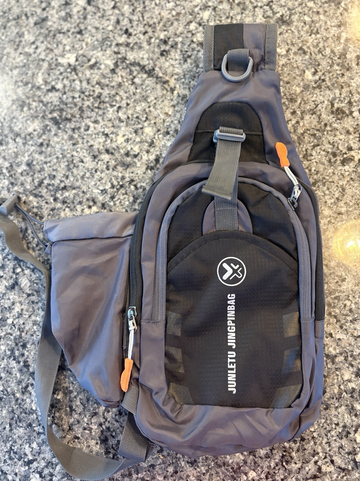 New Junletu Jingpinbag Gray Travel Hiking Shoulder Bag