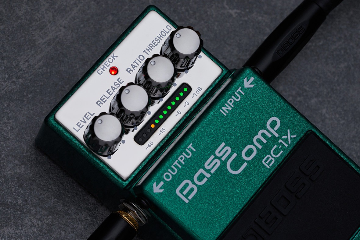 Boss BC-1X Bass Compressor Intelligent Multiband Compression in a Compact Pedal