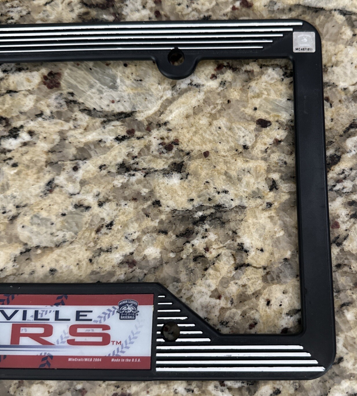 Huntsville Stars Plastic License Plate Cover 2004