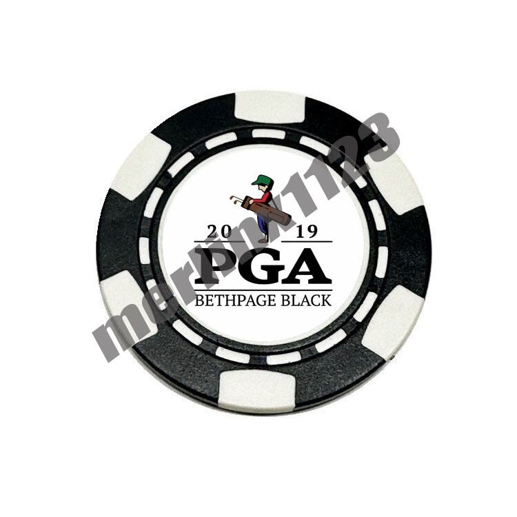 2019 PGA Championship Bethpage Black Dia-magnetic  Poker Chip Golf Ball Marker