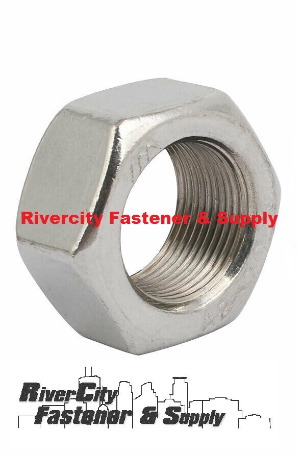 7/16-20 Stainless Steel Fine Thread Hex Nuts 7/16x20 Nuts 7/16 x 20 Nut