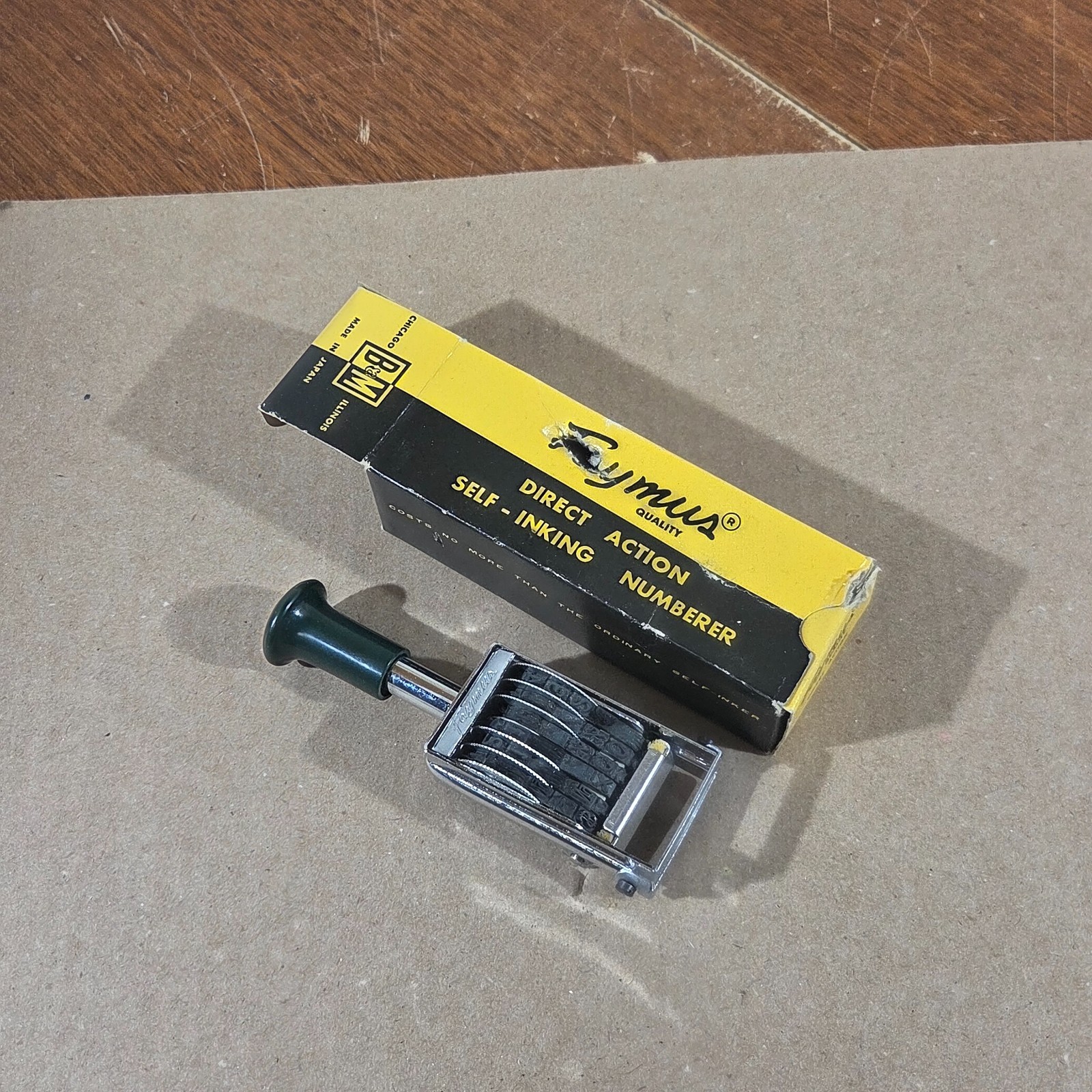 Vintage Faymus Self Inking Numberer Model 80