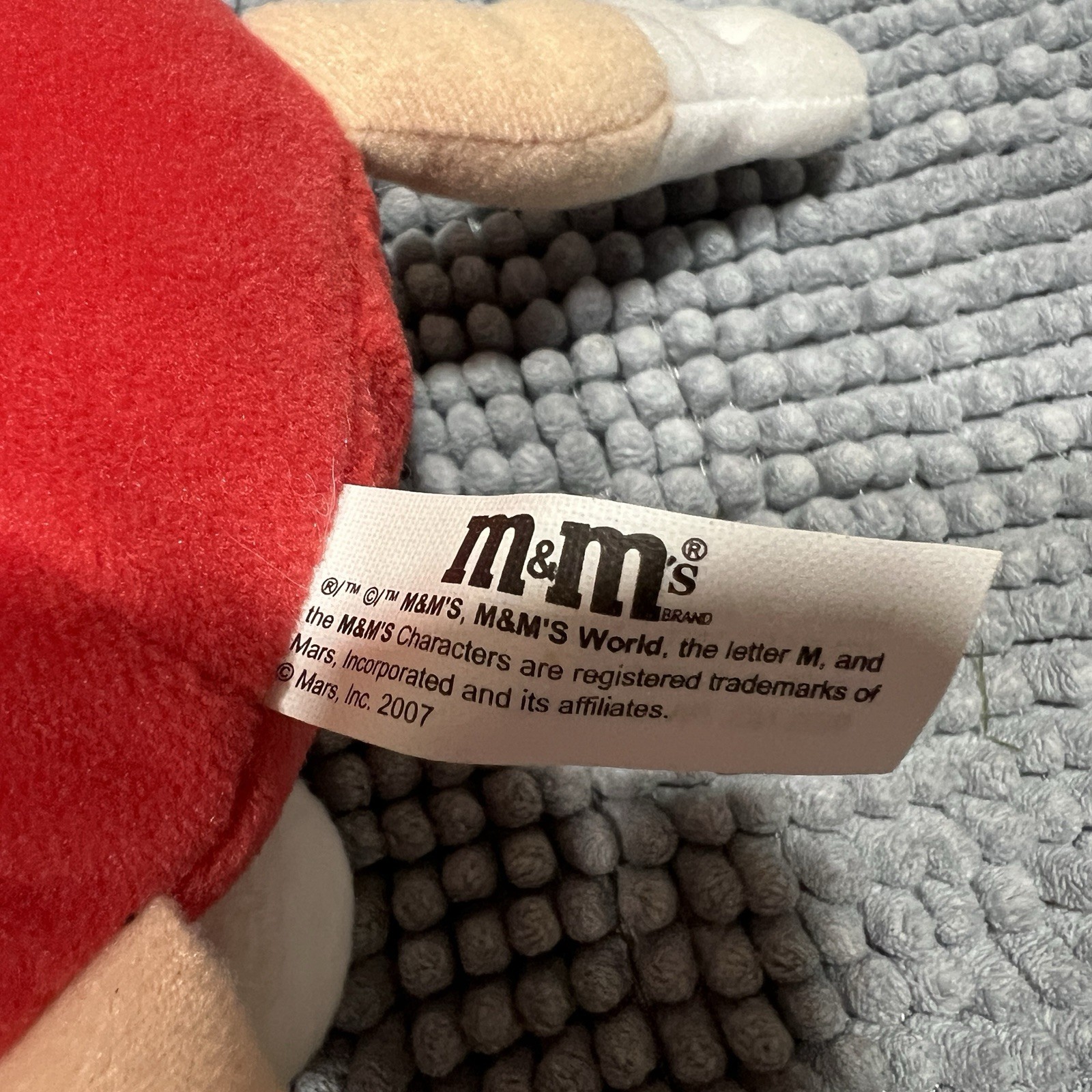 M&M’s Red Character Easter Bunny Plush – 11” Soft Stuffed Toy 2007