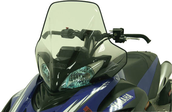 Powermadd Windshield 18.5in. Clear/Black Fade 15640