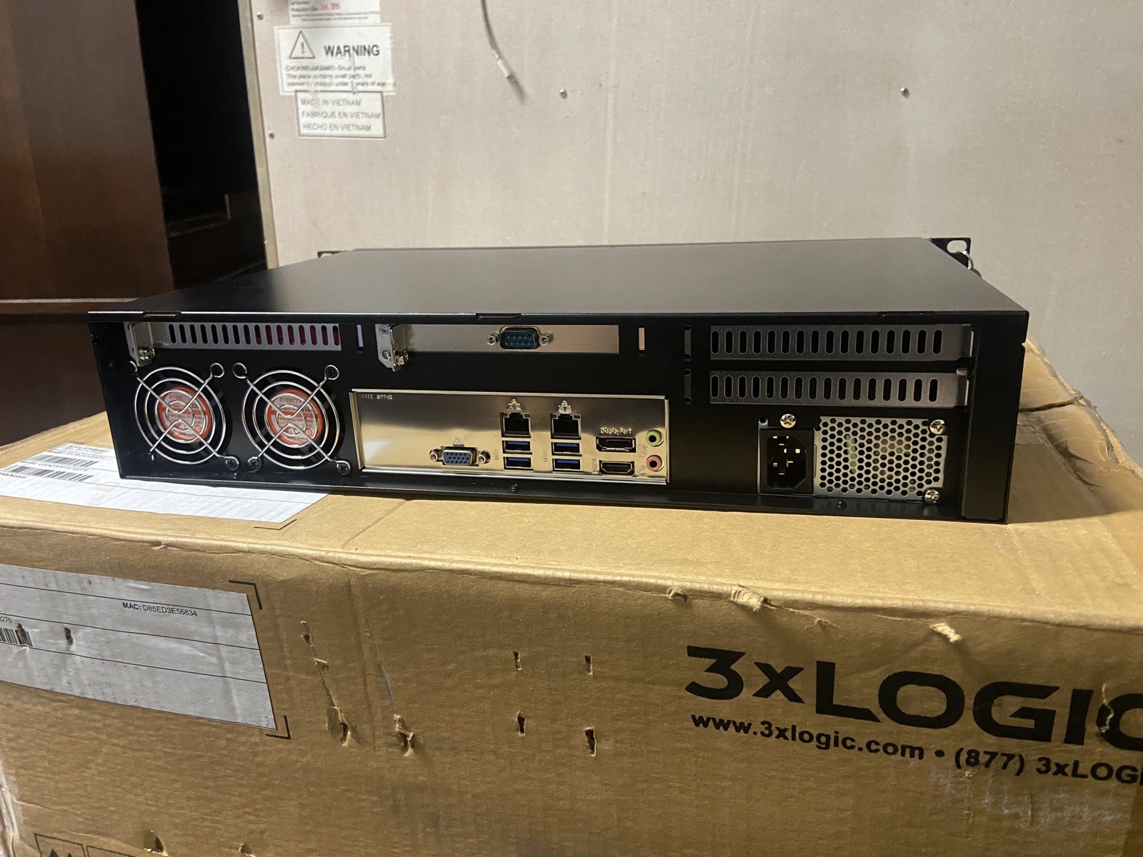 3XLOGIC NVR-2U-64CH Network Video Recorder