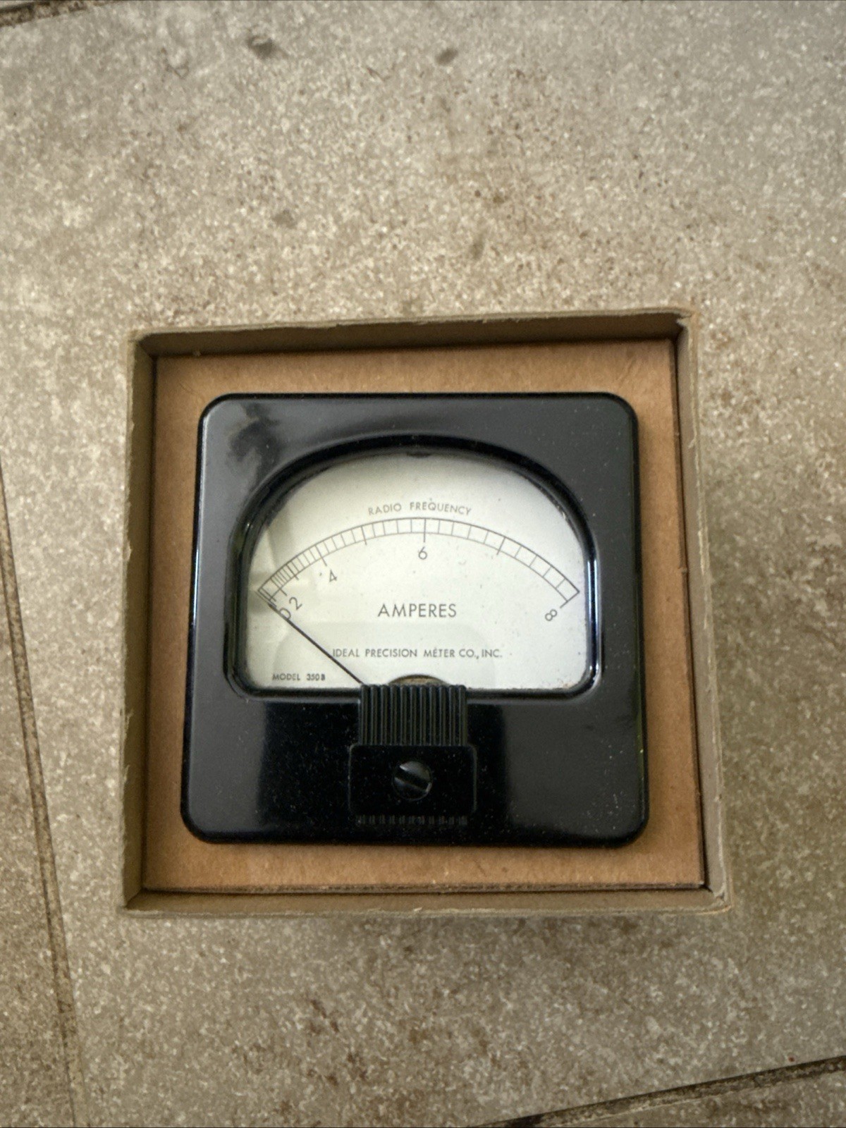 Ideal Precision Meter Co. Inc. RF Amperes Gauge with Original Box