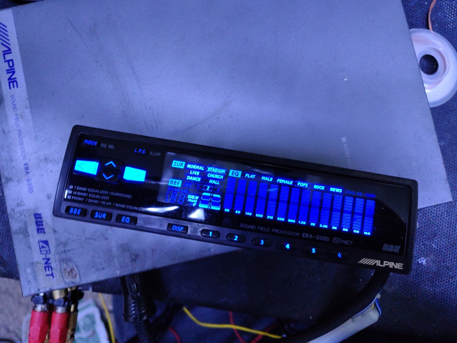 Alpine ERA -G310 Diagnostic Fee Face Light  MOD  Red_Blue_Pink_Yellow Etc... Any