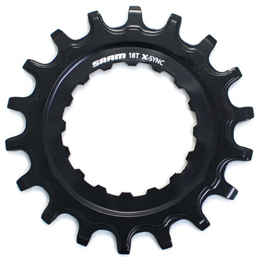 SRAM Chainring X-Sync EX1 Sprocket For Bosch Motors 18T Straight Steel Black