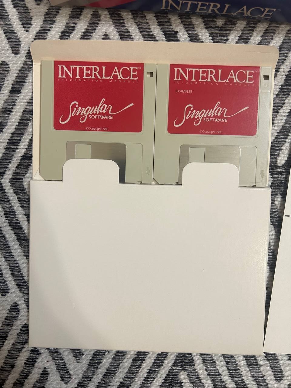 Interlace Information Manager Macintosh Software Complete Boxed w/ Disks