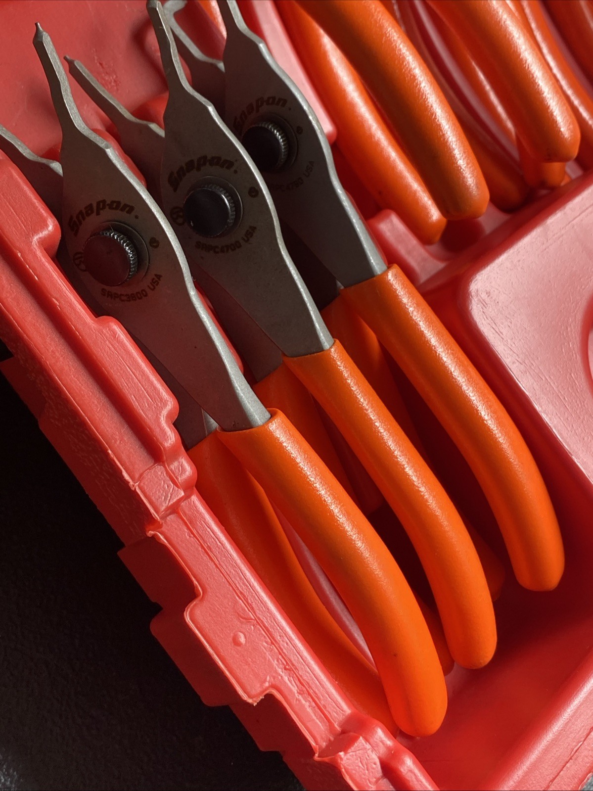SNAP ON KIT SRPC113 SNAP RING PLIERS ORANGE COLOR