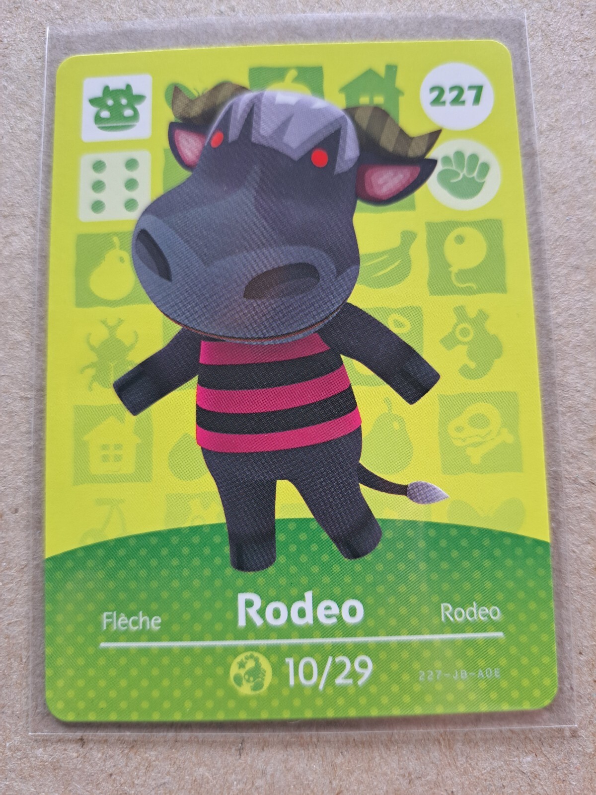 Rodeo - 227 -   Animal Crossing Amiibo Card